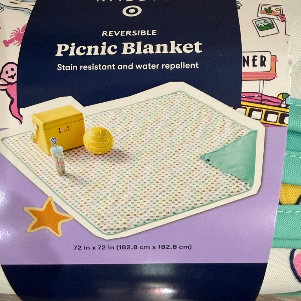 Roller Rabbit x Target picnic blanket - Picture 2 of 2